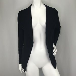 Mossimo Open Front Waterfall Blazer Zipper Pockets